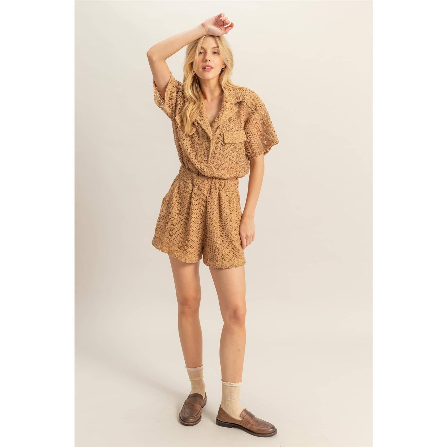 Marigold Crochet Romper