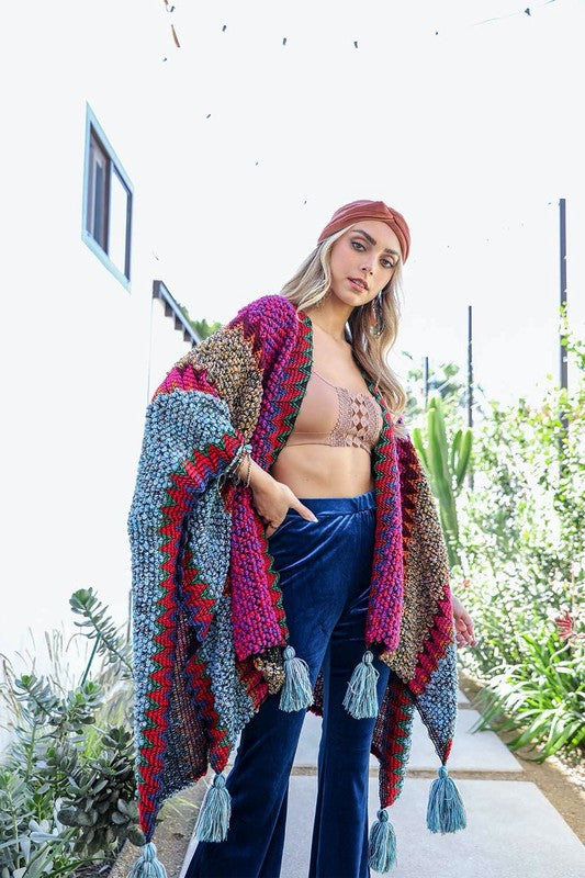 Sedona Crochet Ruana