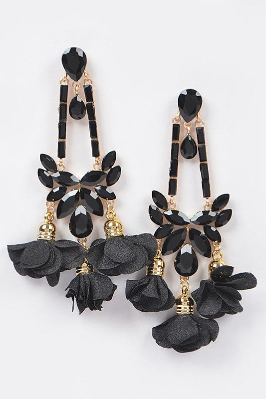 Black Whimsical Earring