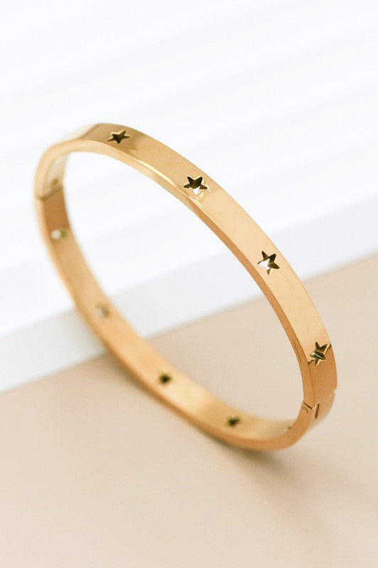 Star Bangle Bracelet