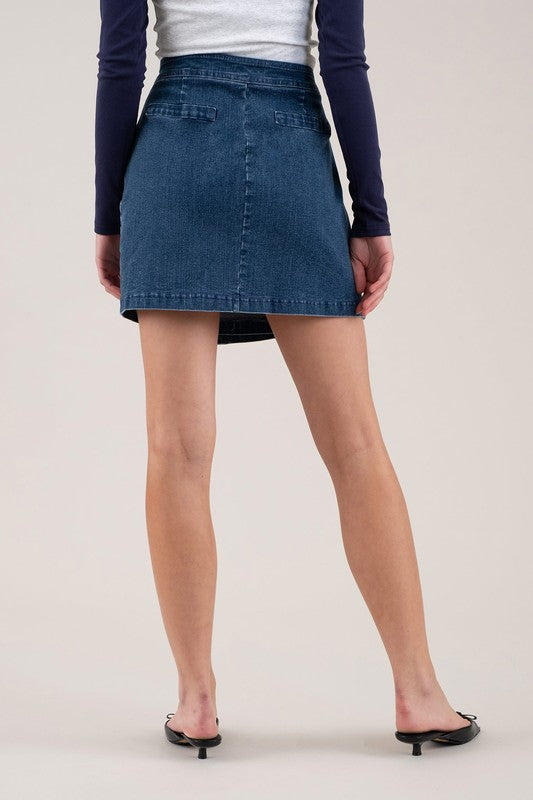 Izara Denim Mini Skirt