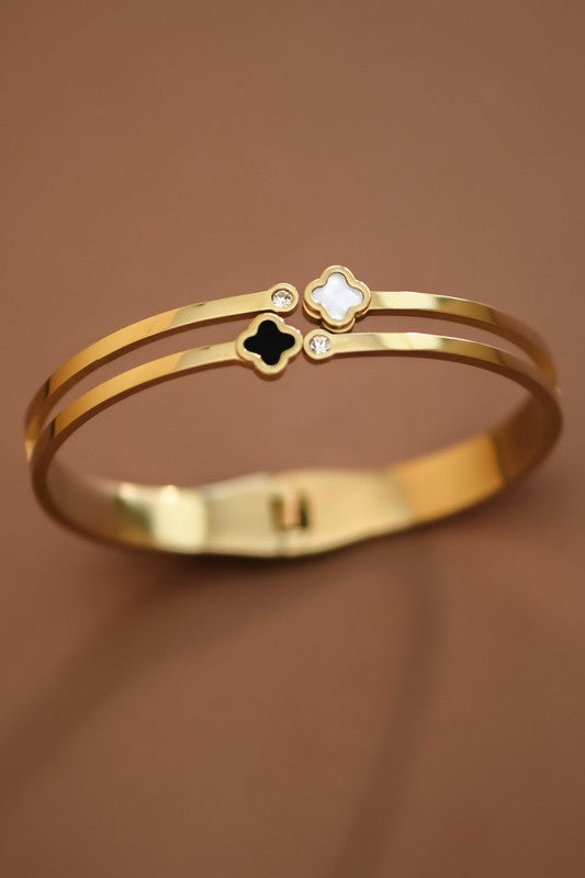 Double Cleef Bangle