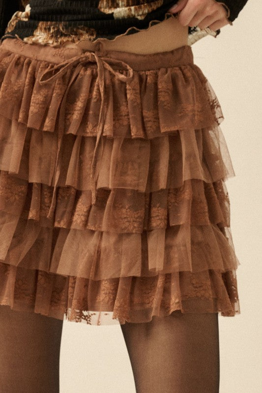 Hollow Lace Skirt