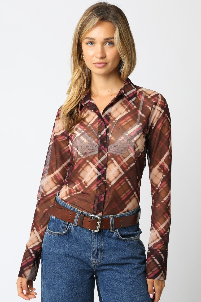Elsie Mesh Top