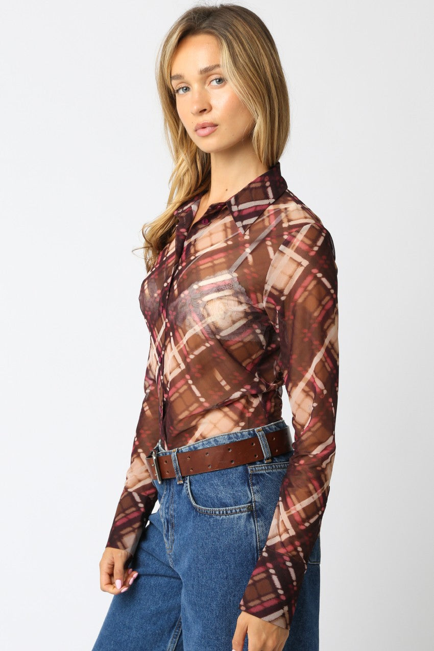 Elsie Mesh Top