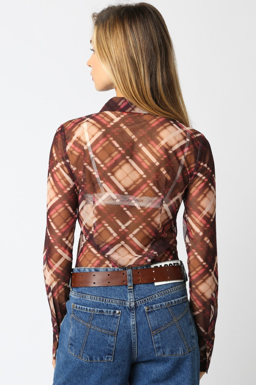 Elsie Mesh Top