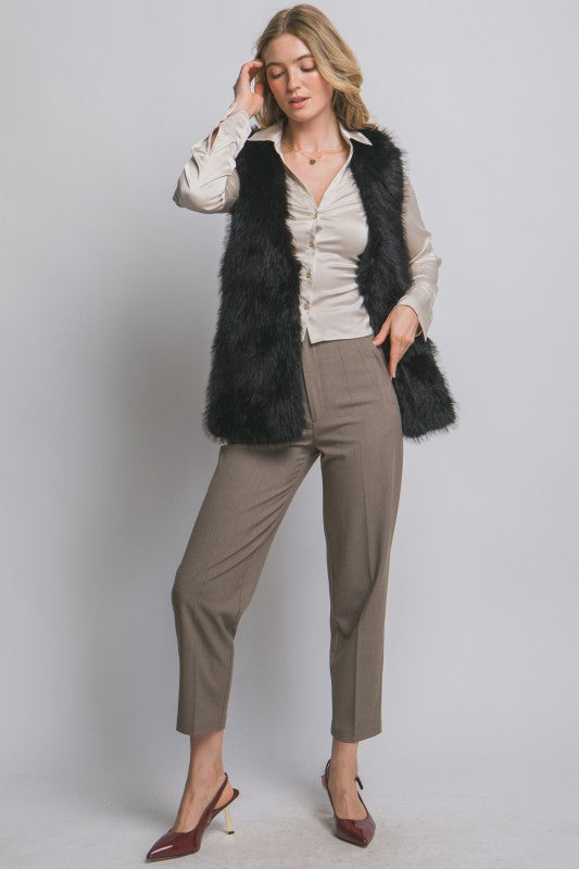 Moonlight Faux Fur Vest