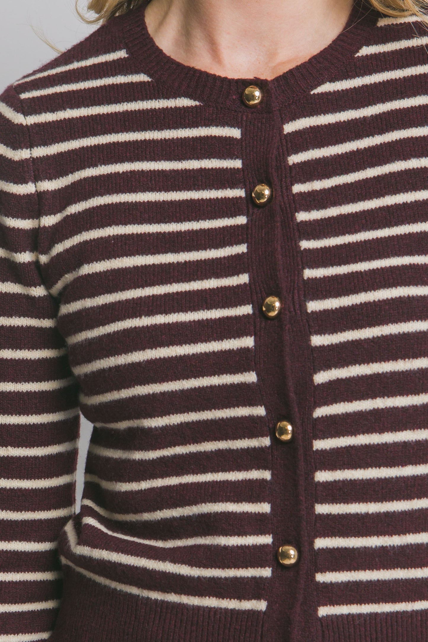 Upper Class Stripe Cardi