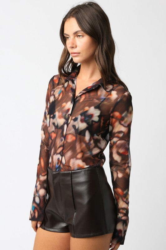 Elsie Mesh Top