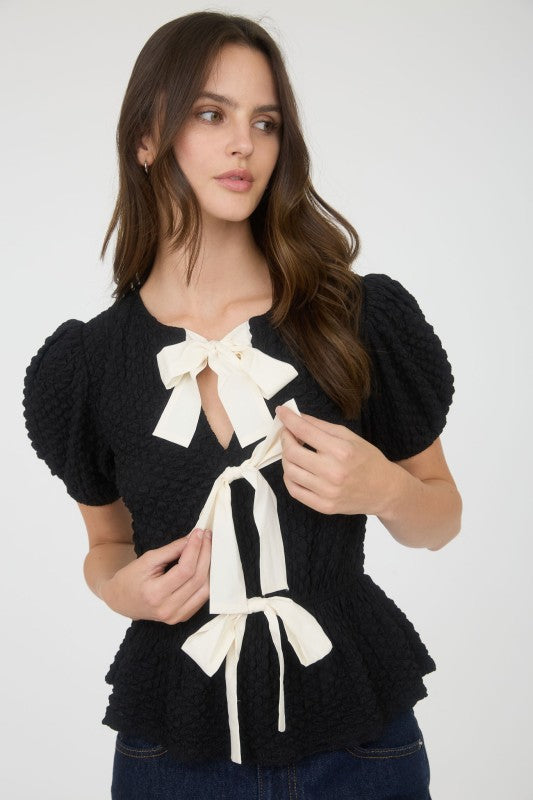 Sweet Darling Bow Top