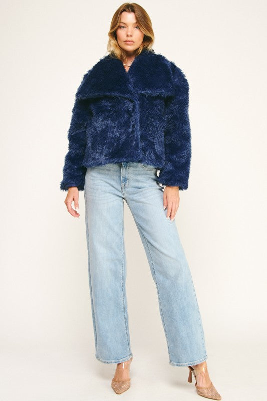 Alpine Faux Fur Coat