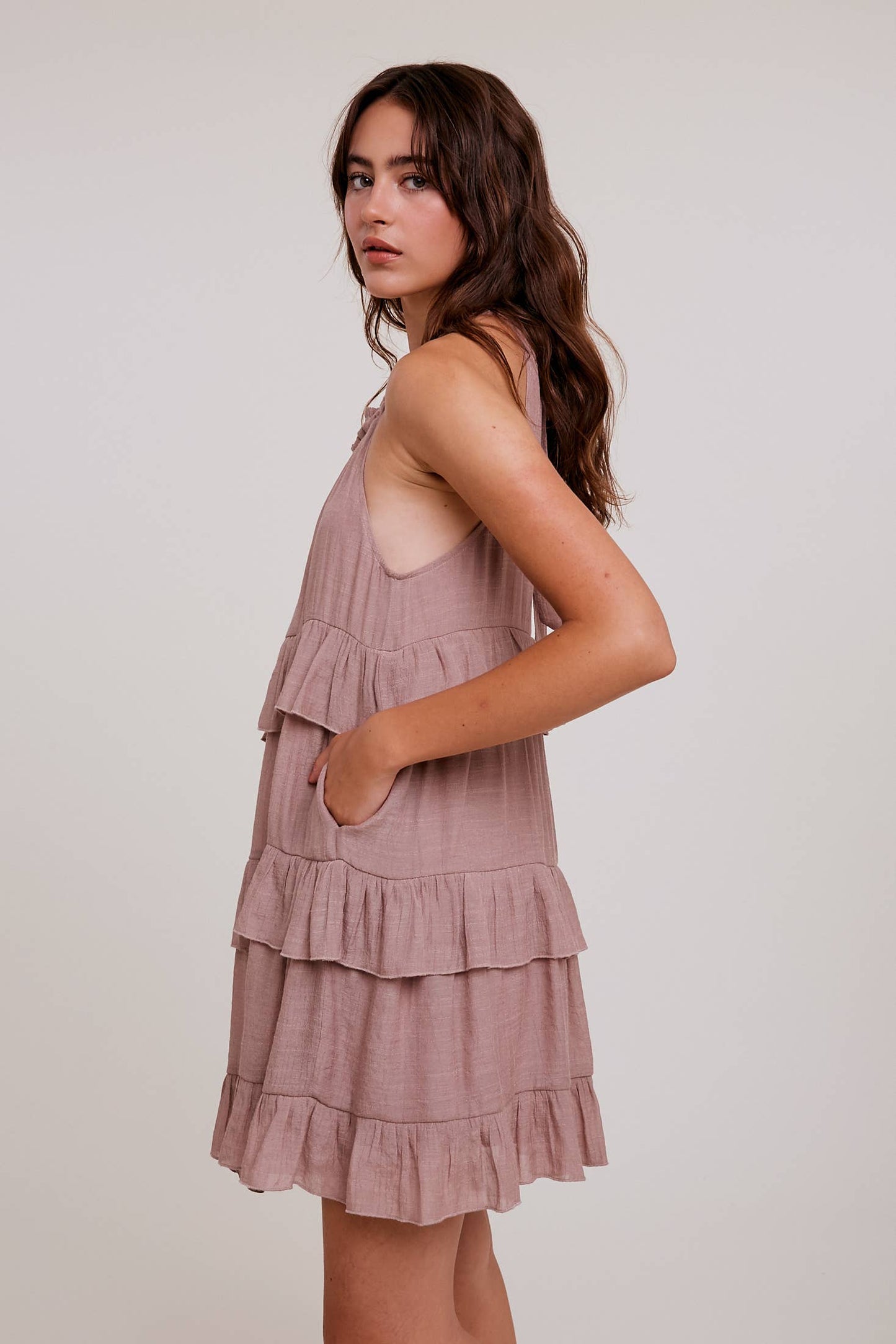 Betty Tiered Mini Dress