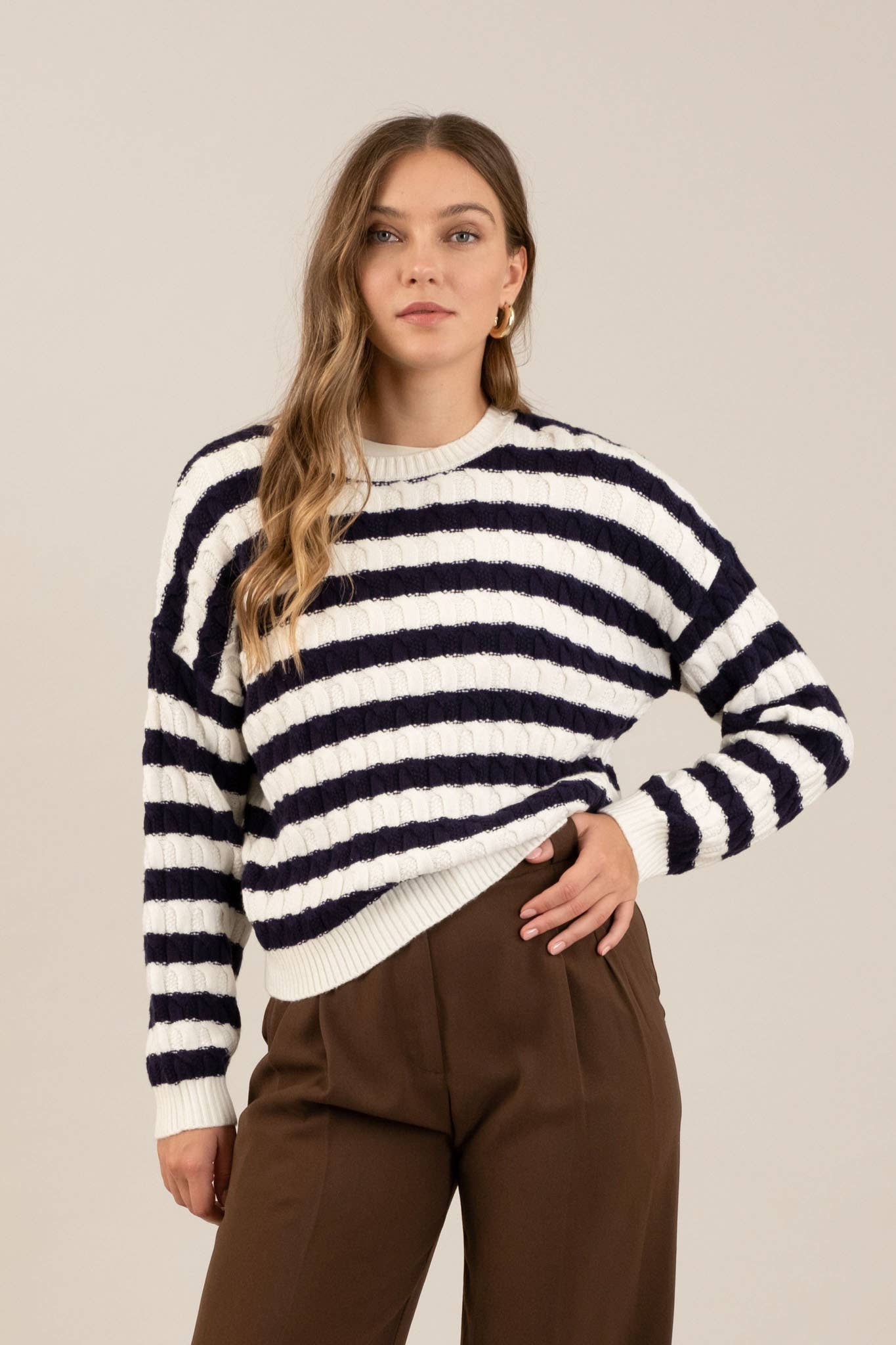 On Board Stripe Sweater