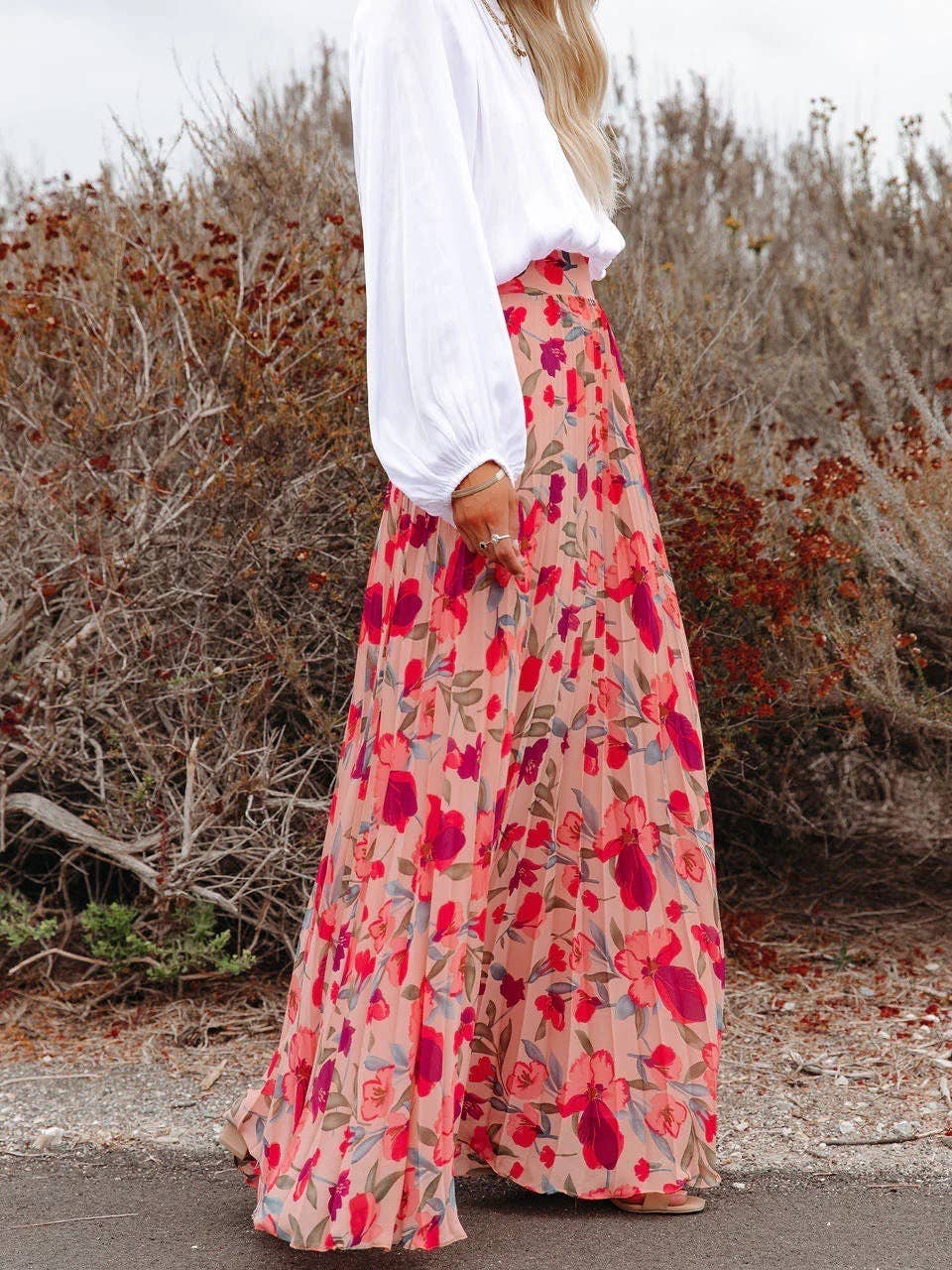 Blooming Floral Maxi Skirt