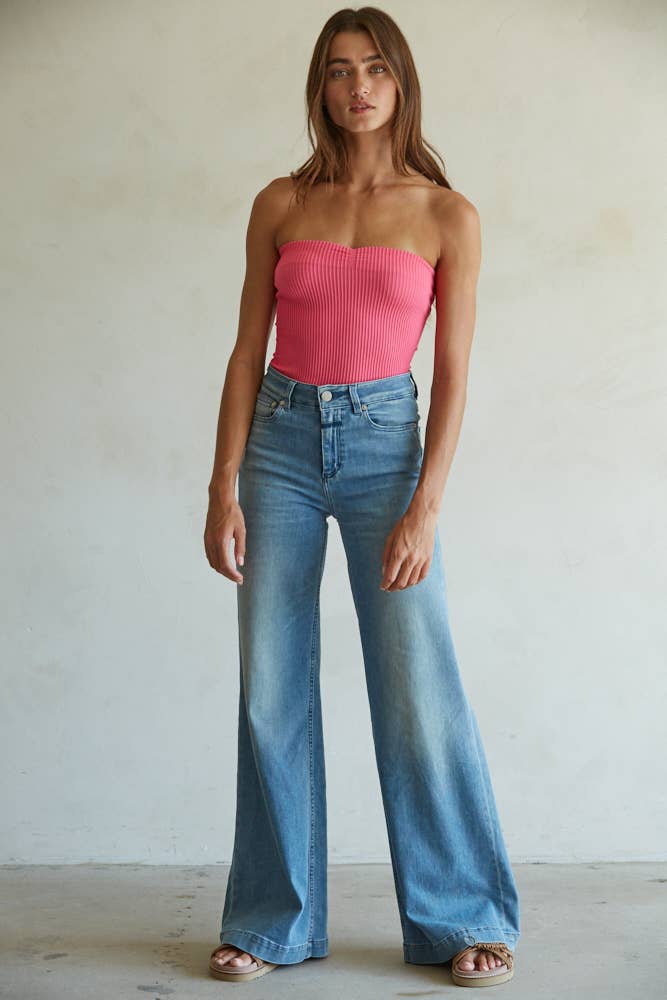 Lark Tube Top-Pink