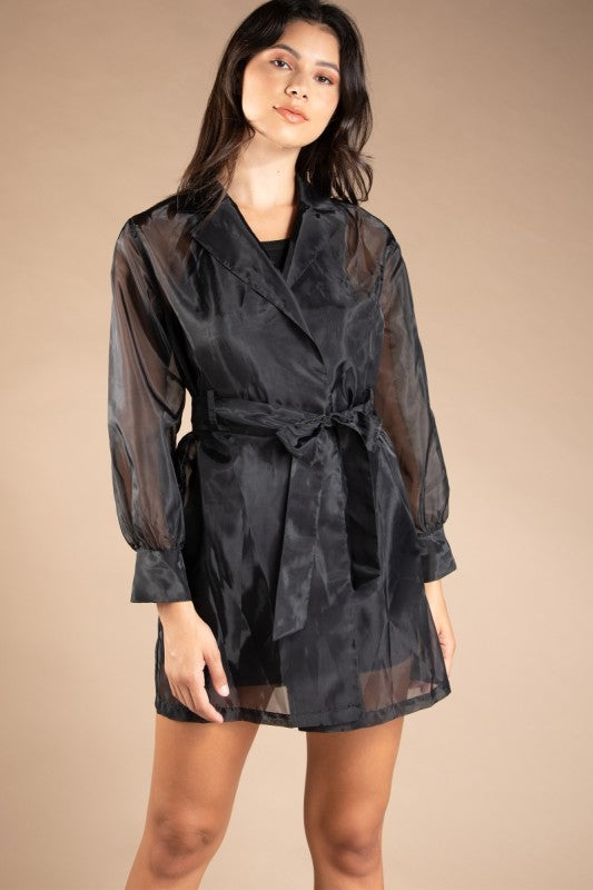 Whispering Organza Trench