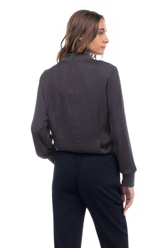 Good Luck Satin Bomber