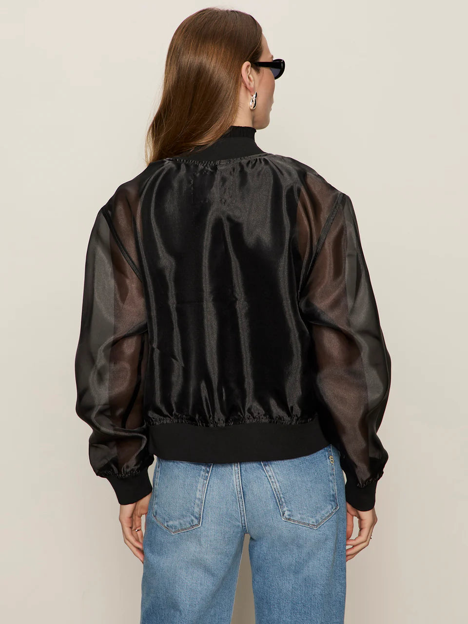 Shane Organza Bomber Jacket