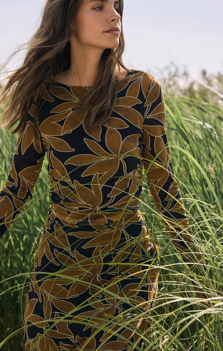 Spellbound Mesh Floral Dress