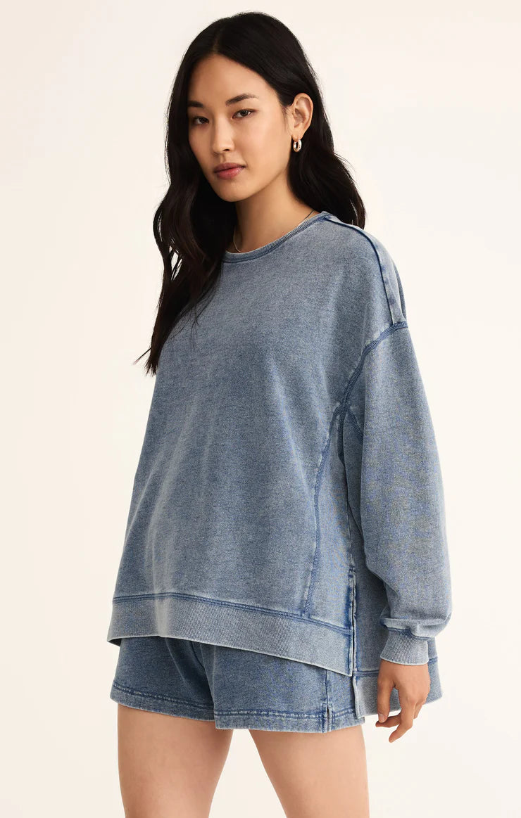 Knit Denim Modern Weekender