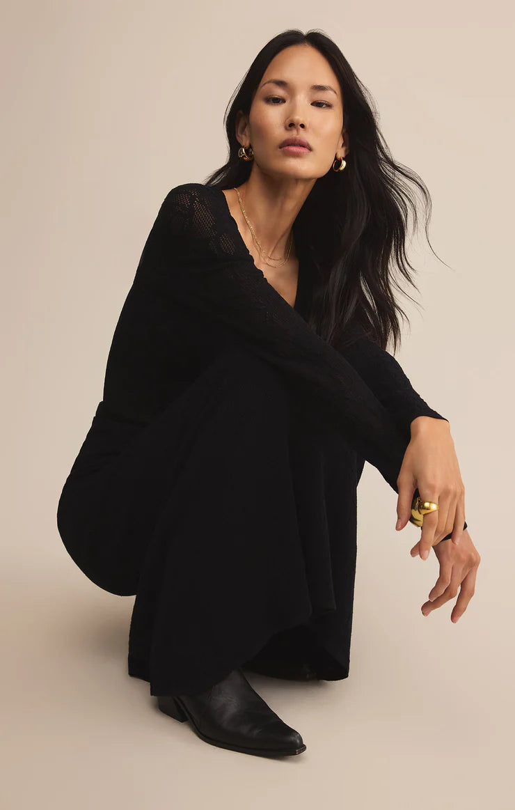 Tibi Scoop Mesh Top