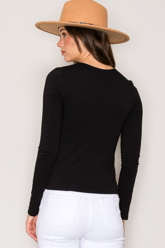 Square Neck Basic Top