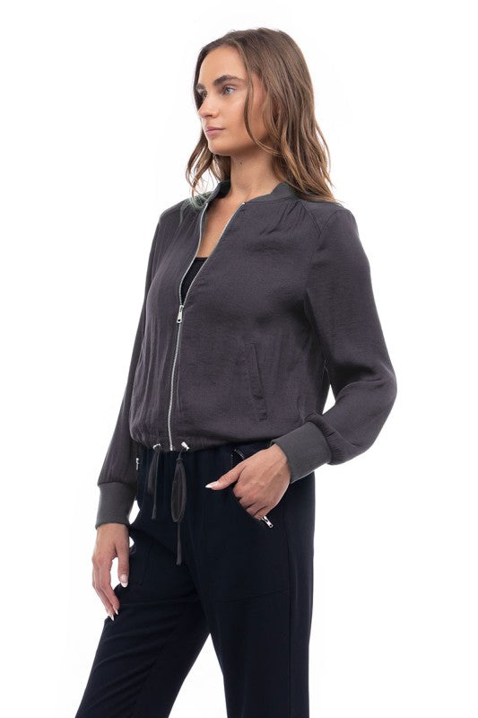 Good Luck Satin Bomber