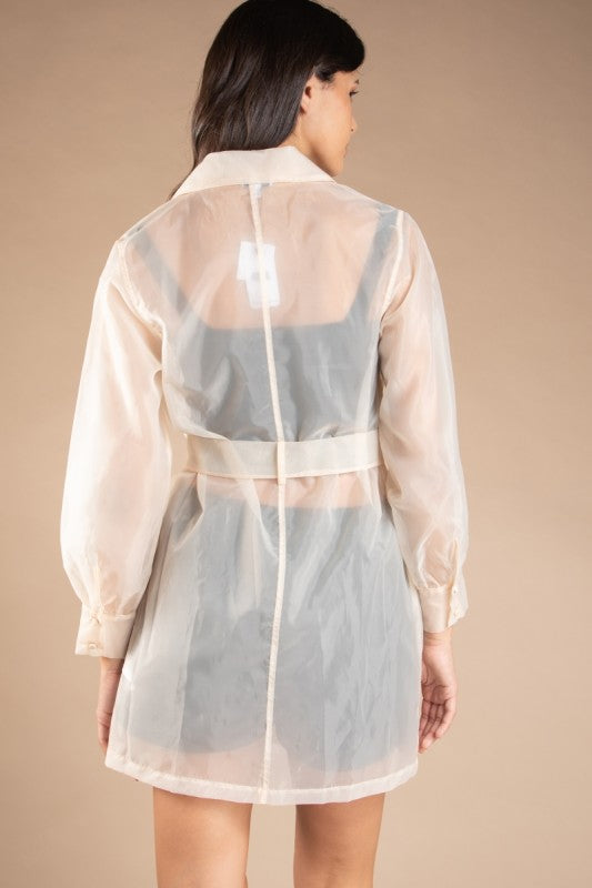Whispering Organza Trench