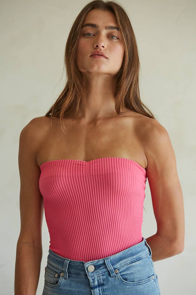 Lark Tube Top-Pink