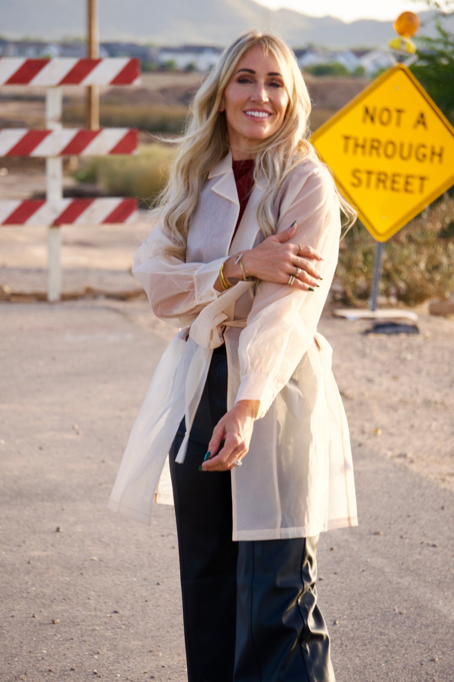 Whispering Organza Trench