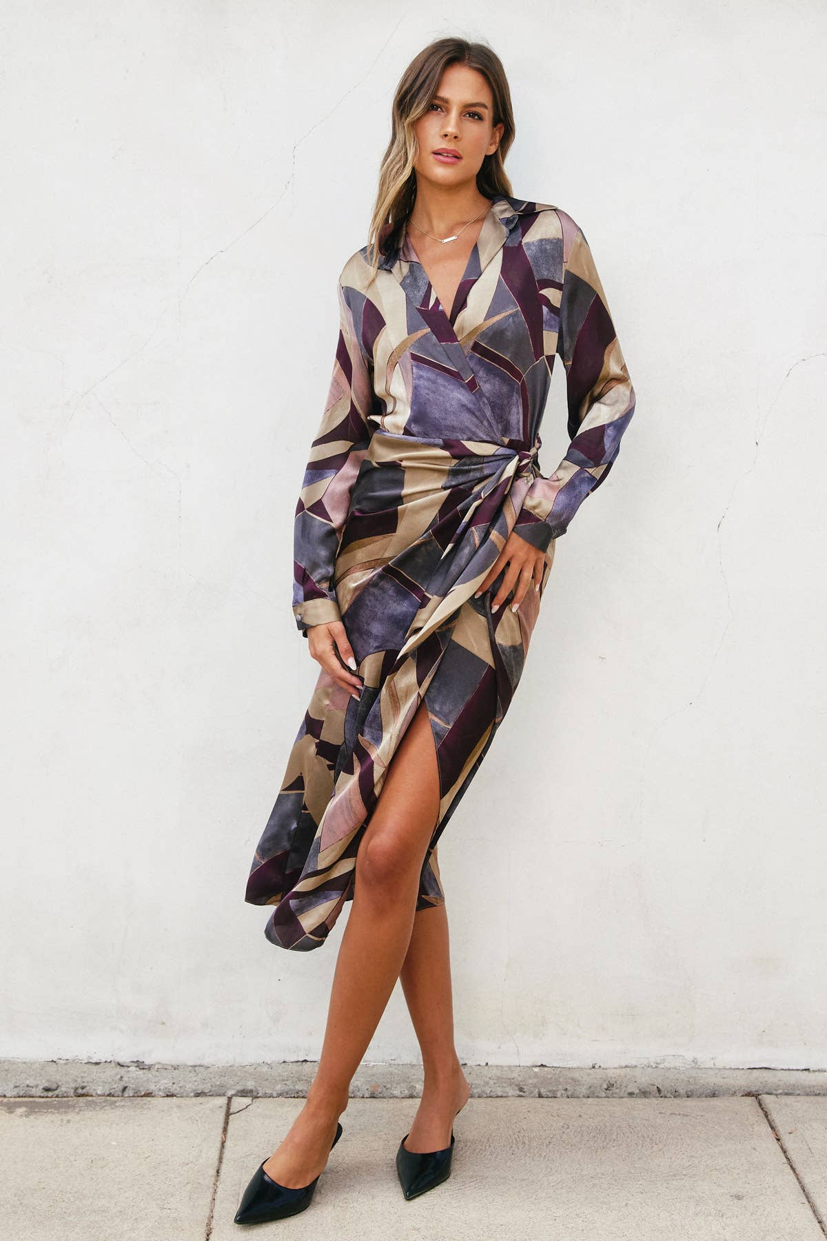 Notable Sensation Wrap Dress: