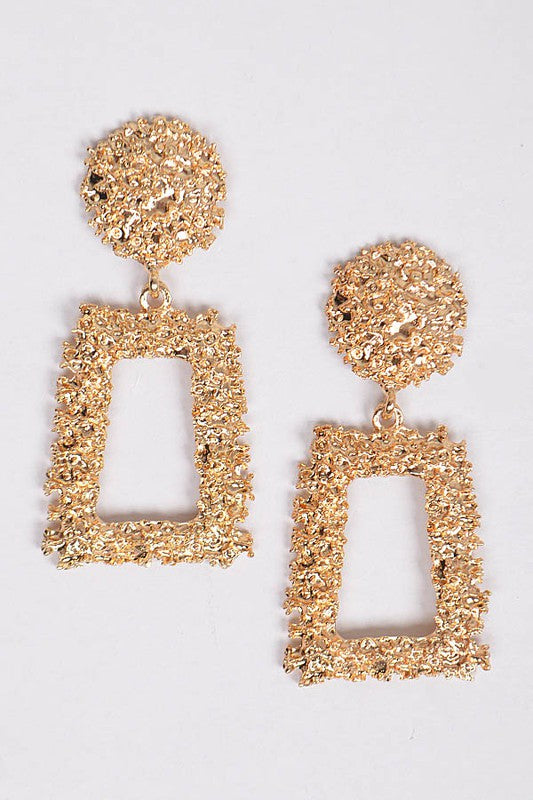 Luxe Hour Hammered Earring