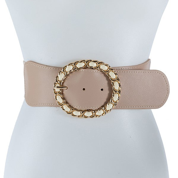 Circle Buckle Belt