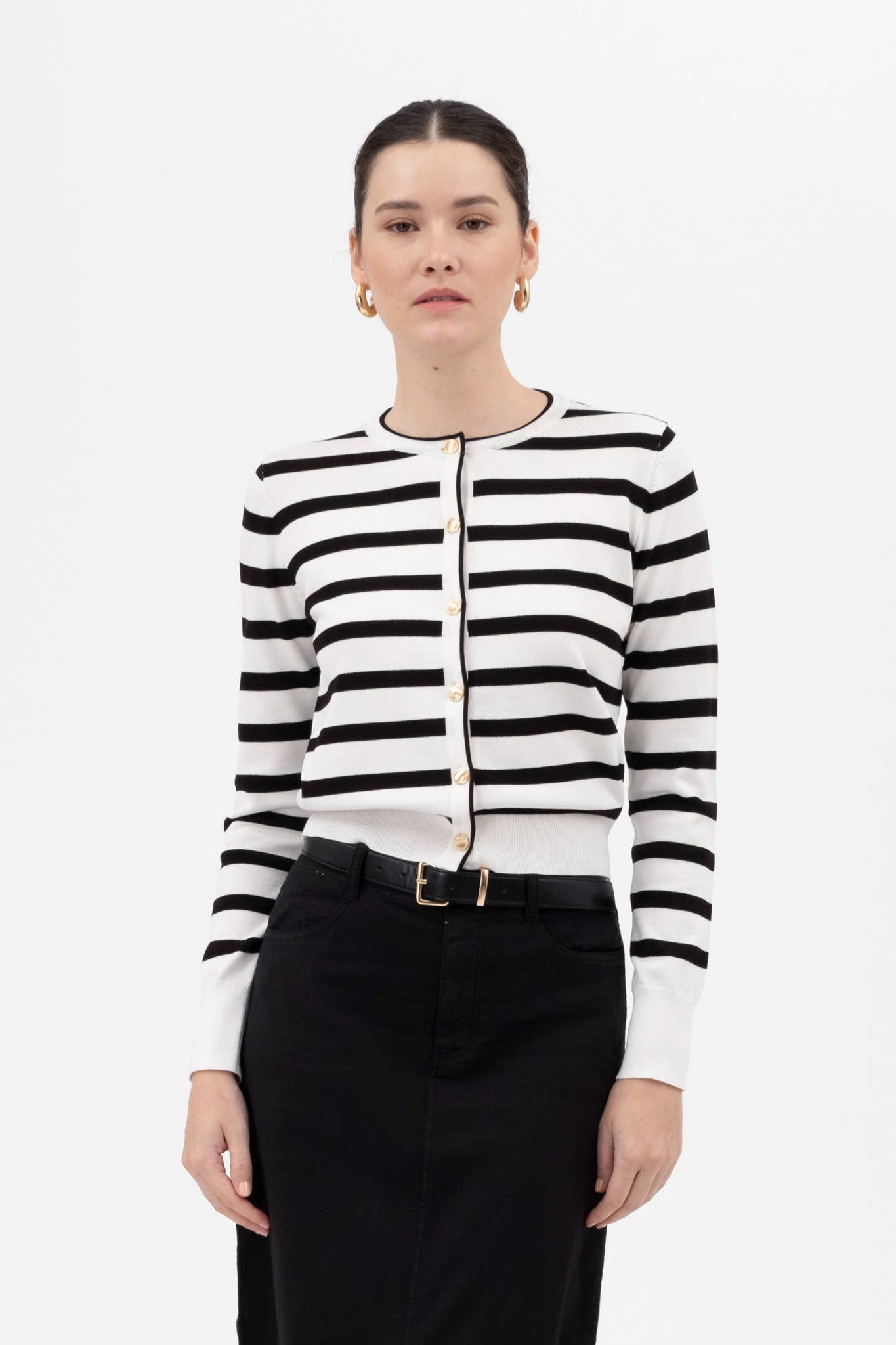 Darla Striped Cardi