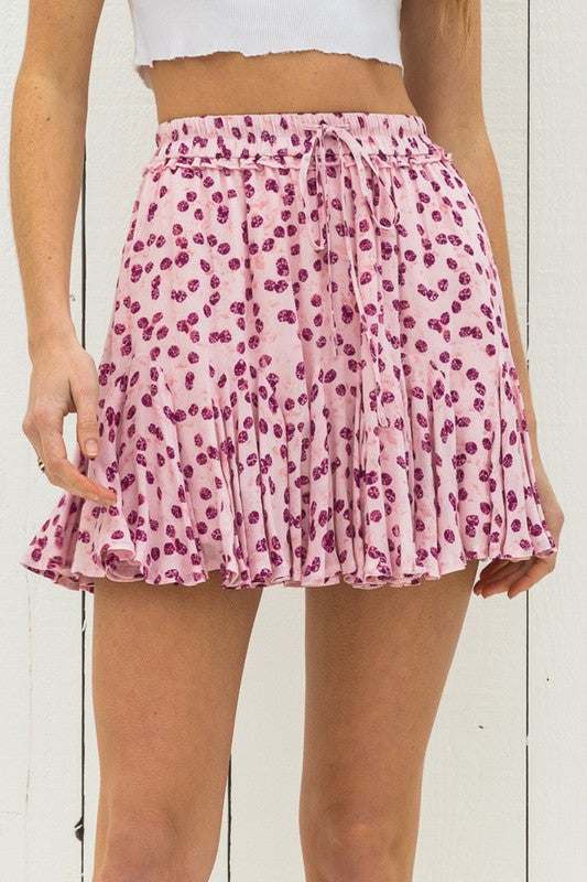 Bliss Floral Mini Skirt