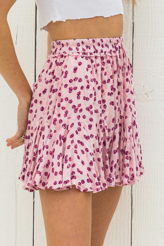 Bliss Floral Mini Skirt