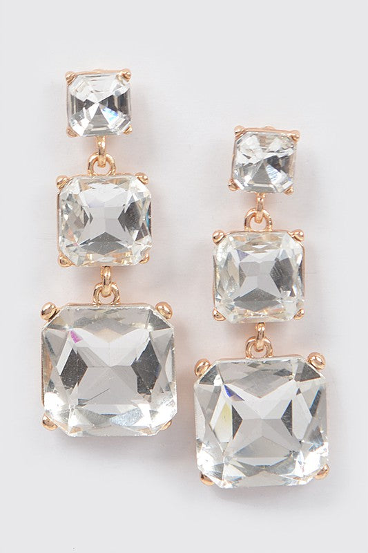 Clear Shine On Earrings