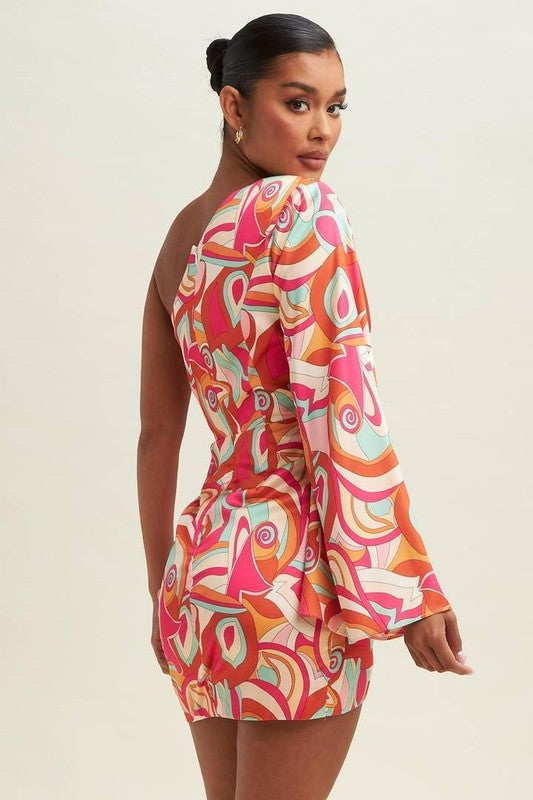 Bungalow One Shoulder Dress
