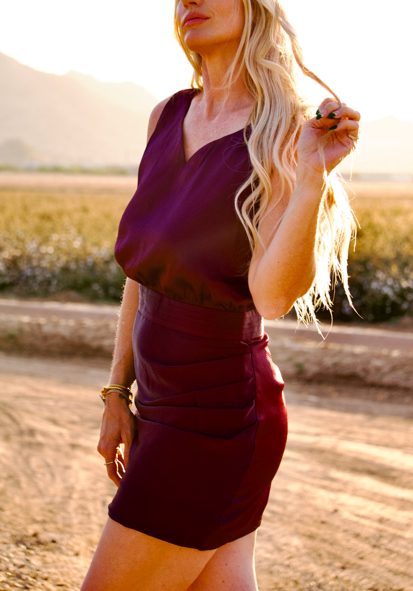 Sangria Statement Dress