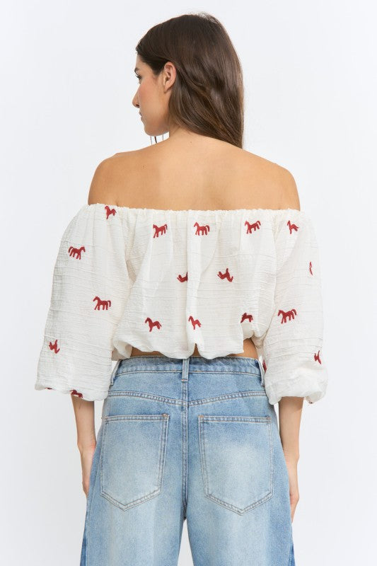 Faroe Off Shoulder Blouse
