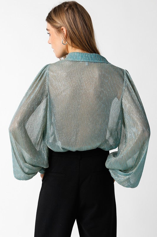 Joyful Sheer Blouse