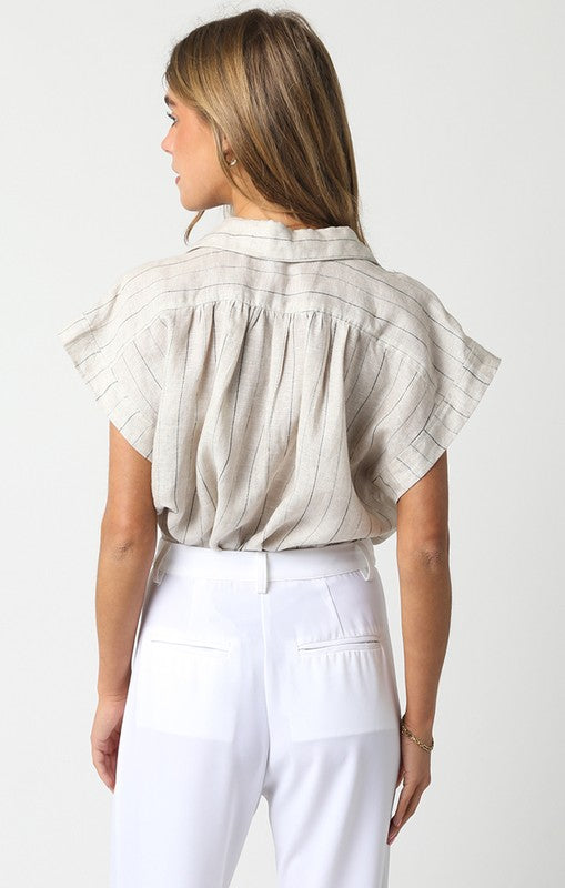 Casey Linen Top