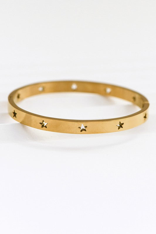 Star Bangle Bracelet