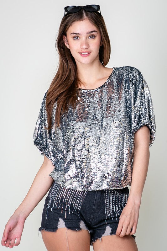 Cheers Sequin Top