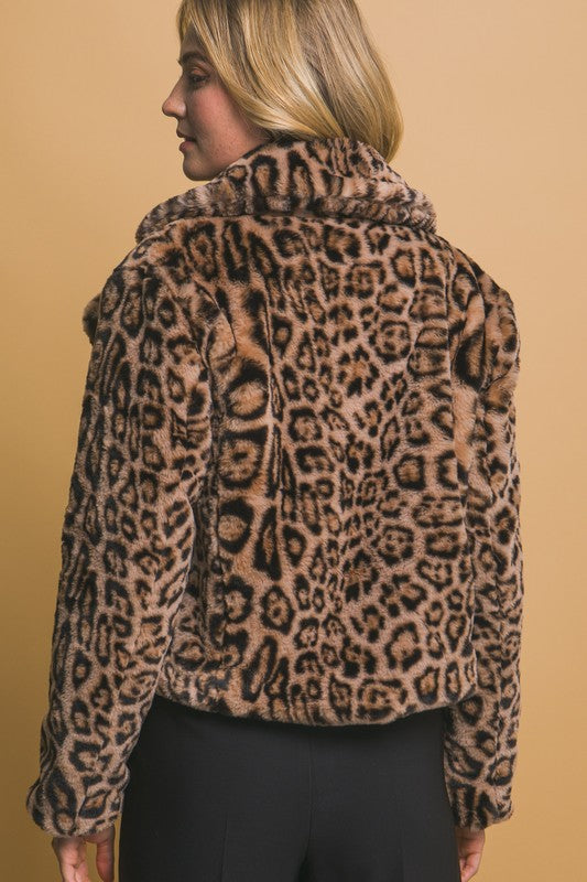 Ball of Joy Leopard Faux Fur
