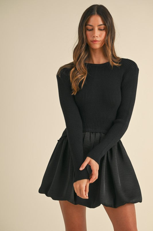 Ribbed Sweater Dress