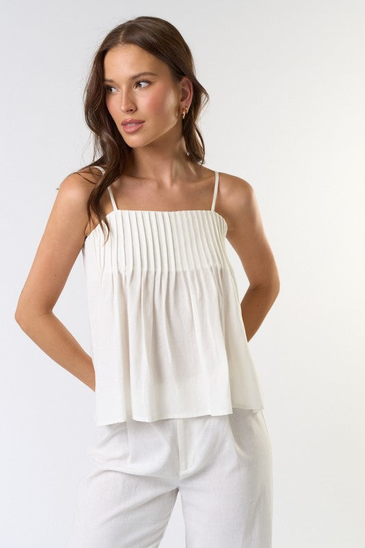 Arc Pleated Tank