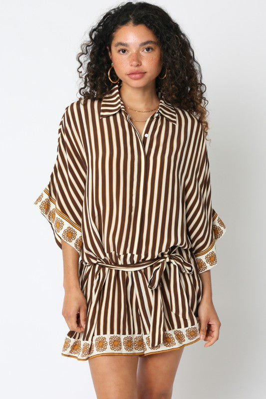 Taylor Stripe Romper