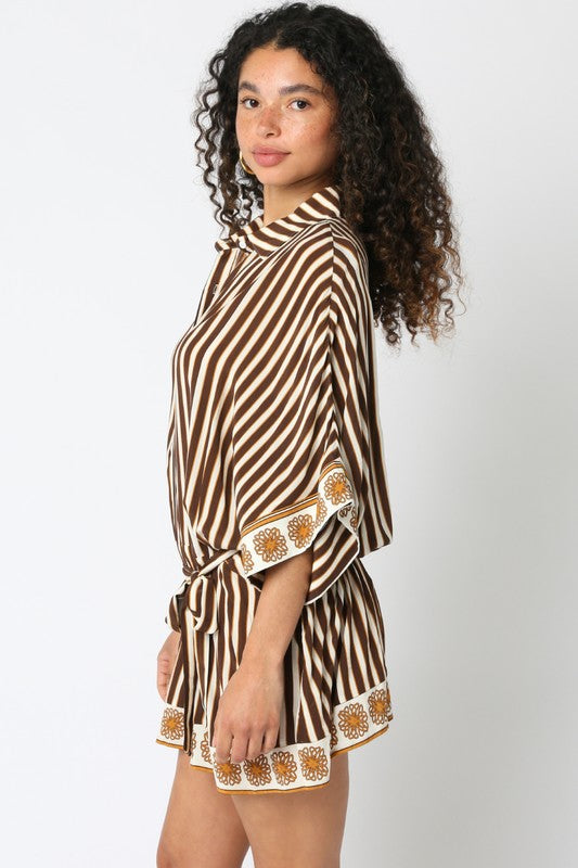 Taylor Stripe Romper