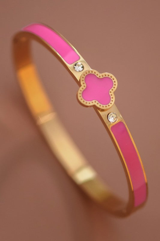 Pink Cleef Bangle